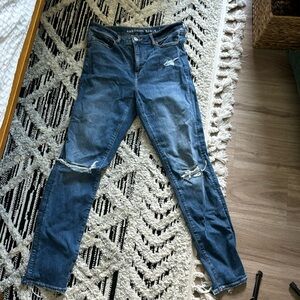 American Eagle high rise skinny
